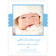 Blue Banner Photo Birth Announcements Image 5 of 5